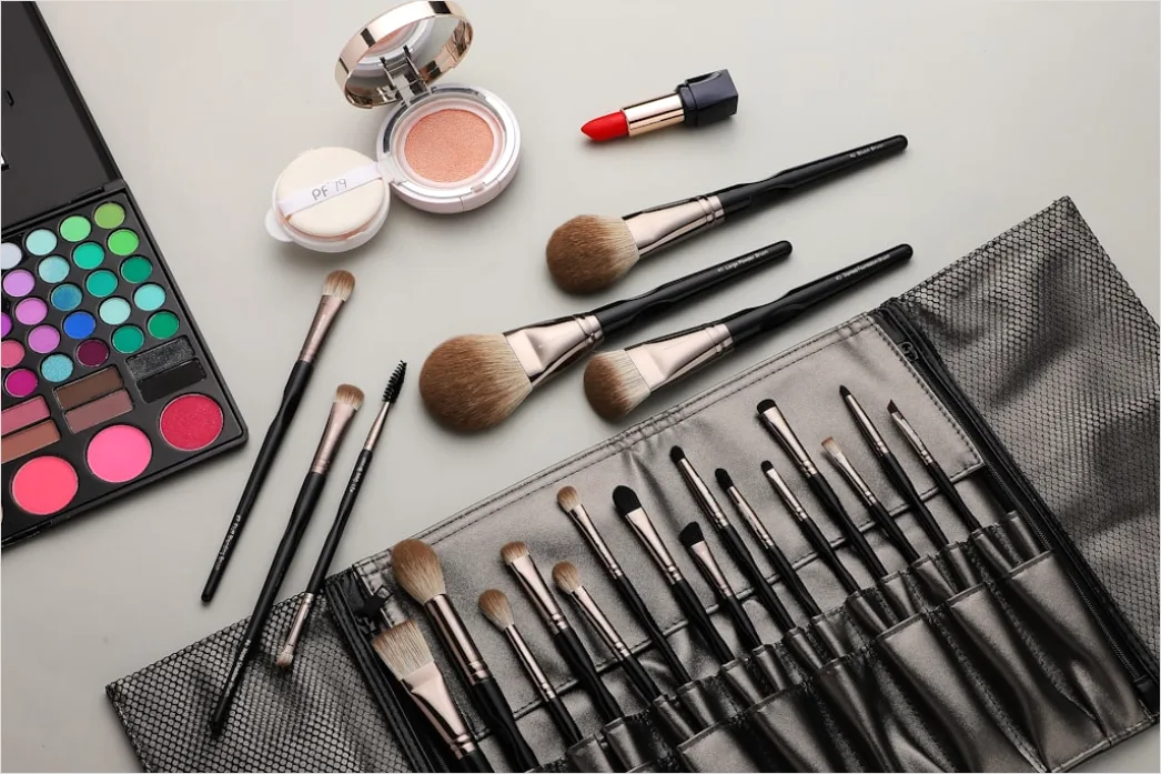 Detail Makeup Collection Flat Lay Aesthetic Arrangement Number 3