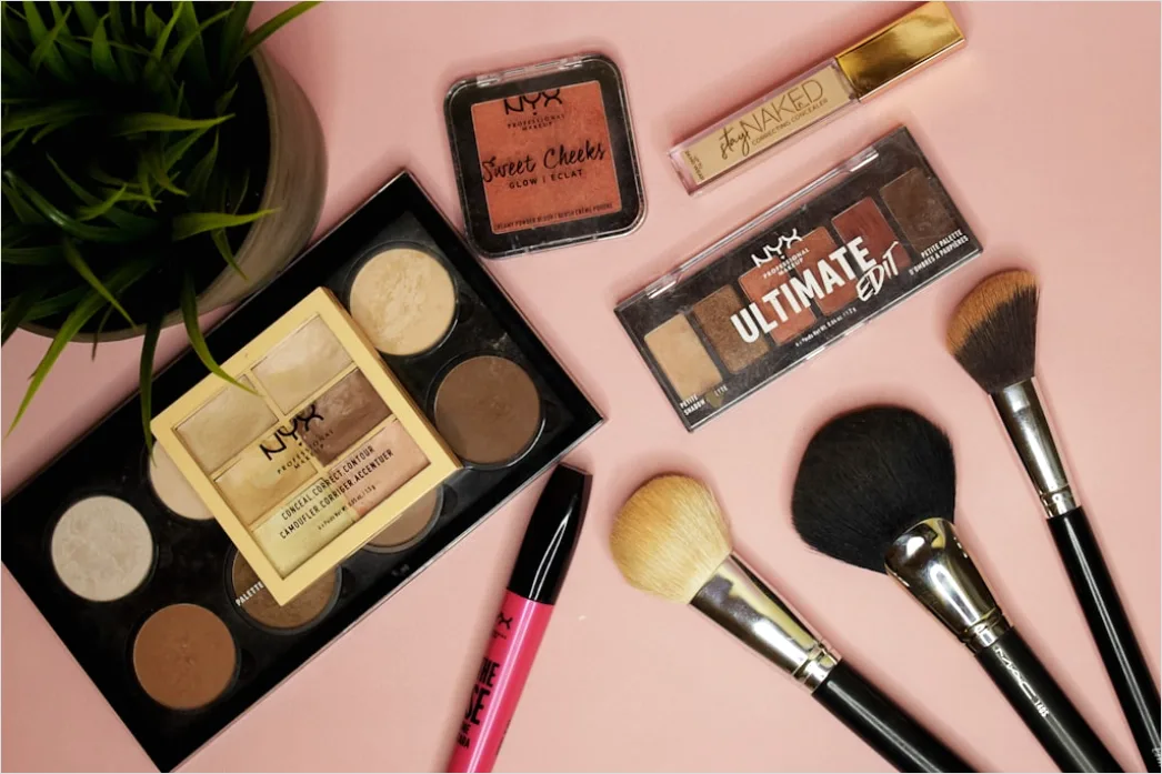 Detail Makeup Collection Flat Lay Aesthetic Arrangement Number 4