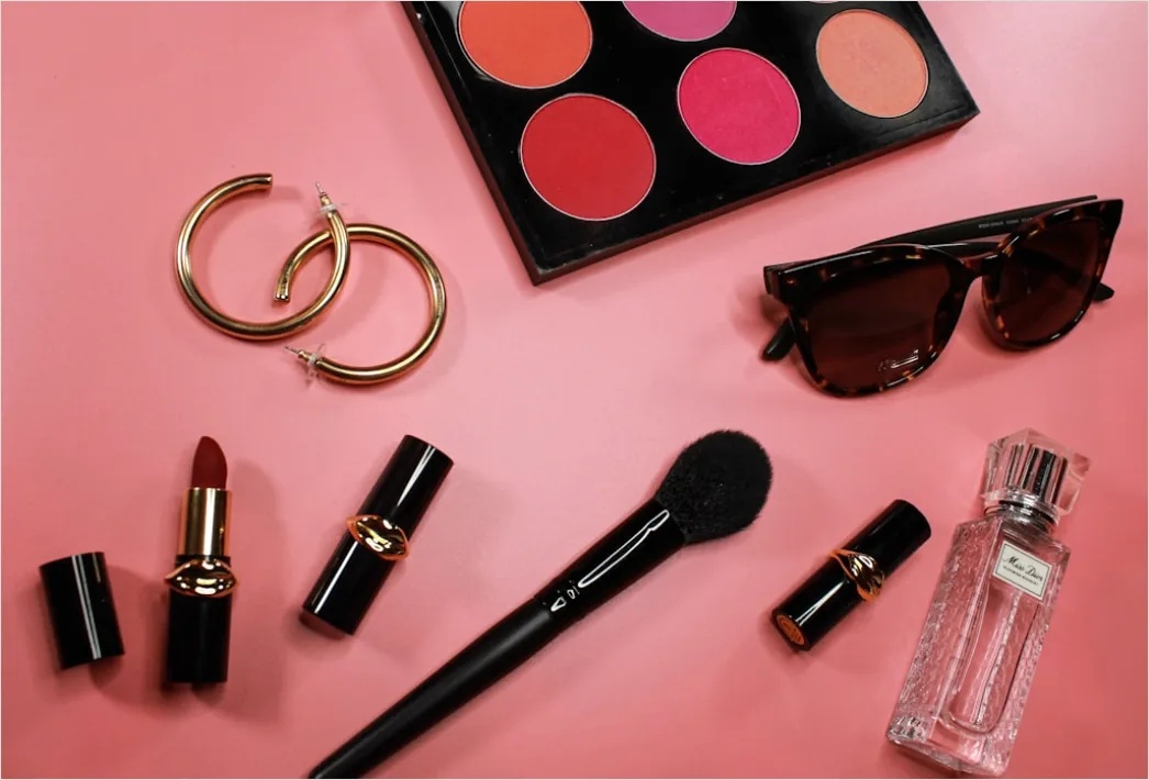 Detail Makeup Collection Flat Lay Aesthetic Arrangement Number 5