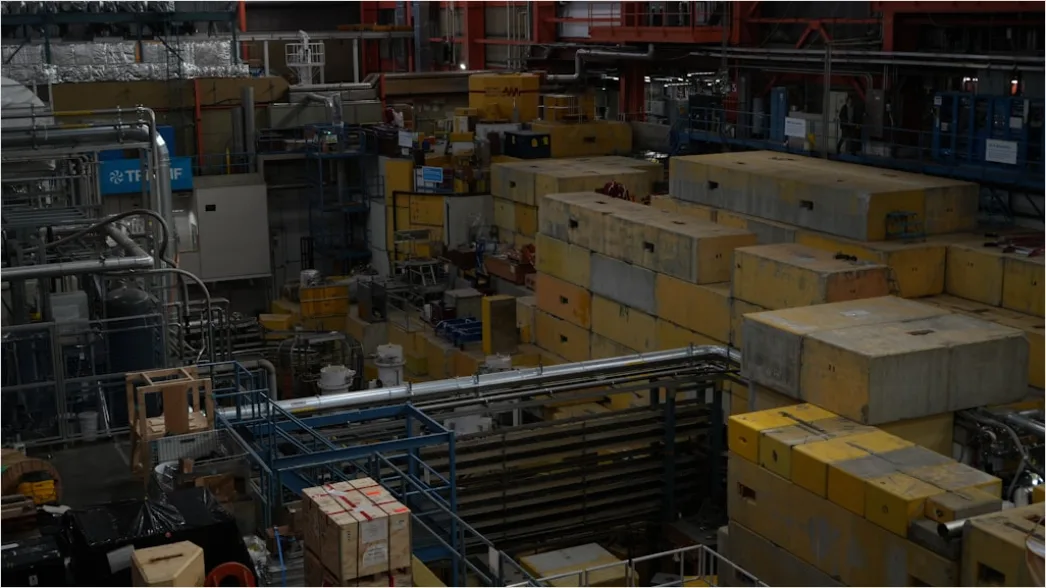 Detail Manufacturing Plant Interior Wide Angle Overhead View Number 11