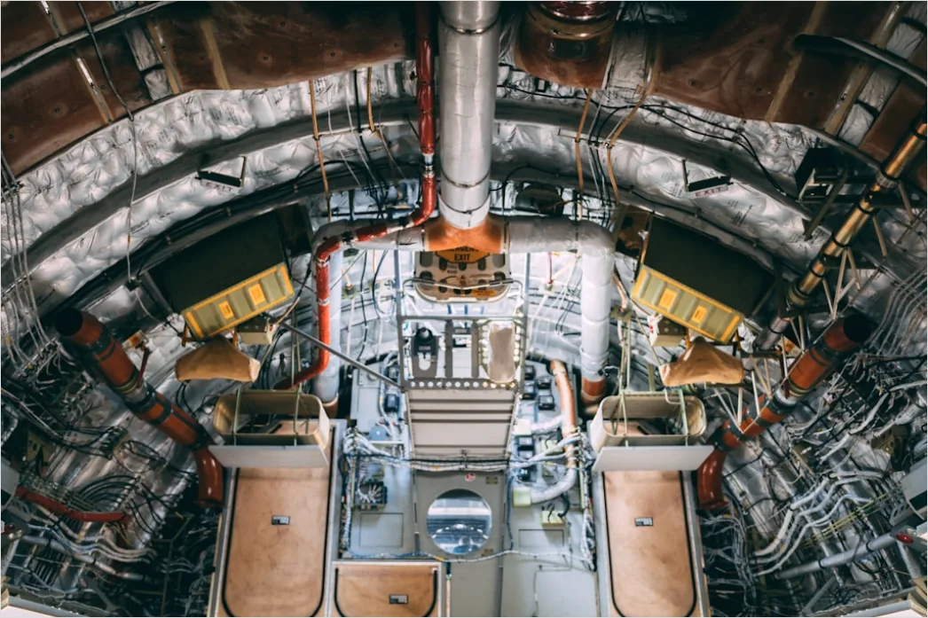 Detail Manufacturing Plant Interior Wide Angle Overhead View Number 7