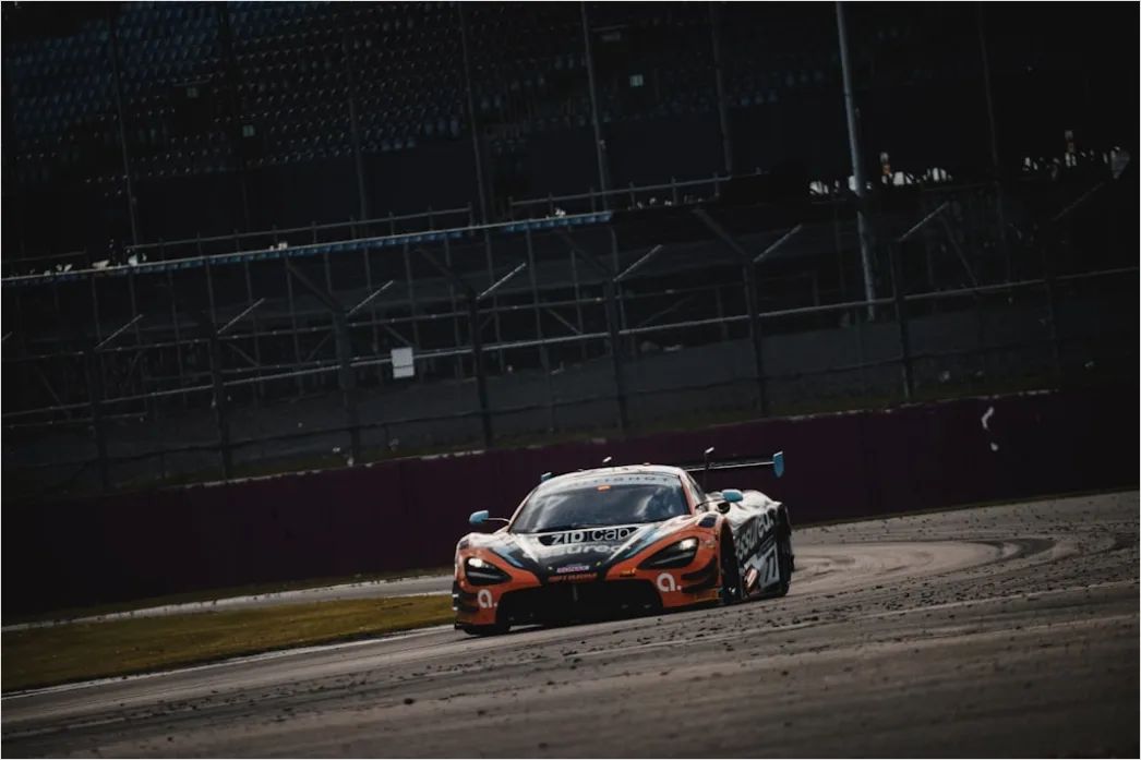 Detail Mclaren Supercar On Track Action Shot Number 12