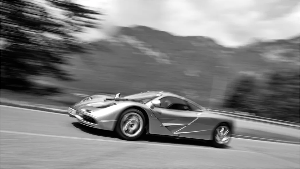 Detail Mclaren Supercar On Track Action Shot Number 14