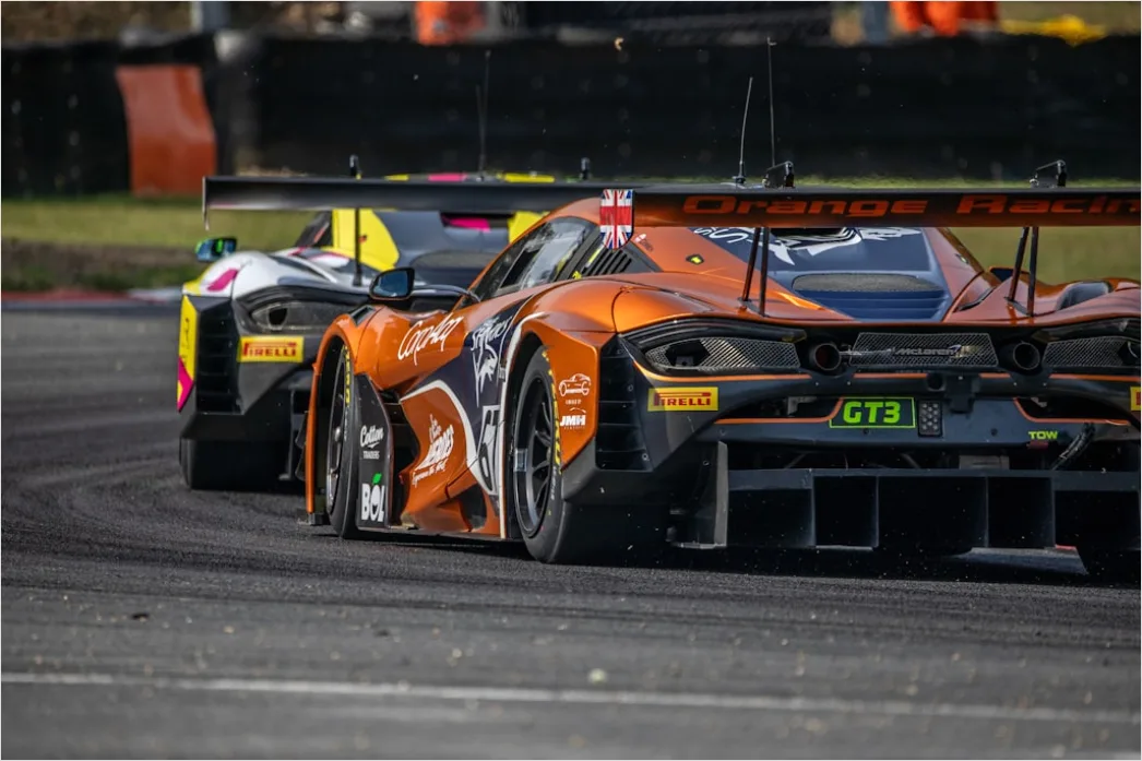 Detail Mclaren Supercar On Track Action Shot Number 16