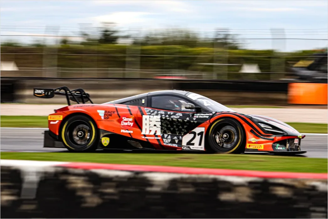 Detail Mclaren Supercar On Track Action Shot Number 20