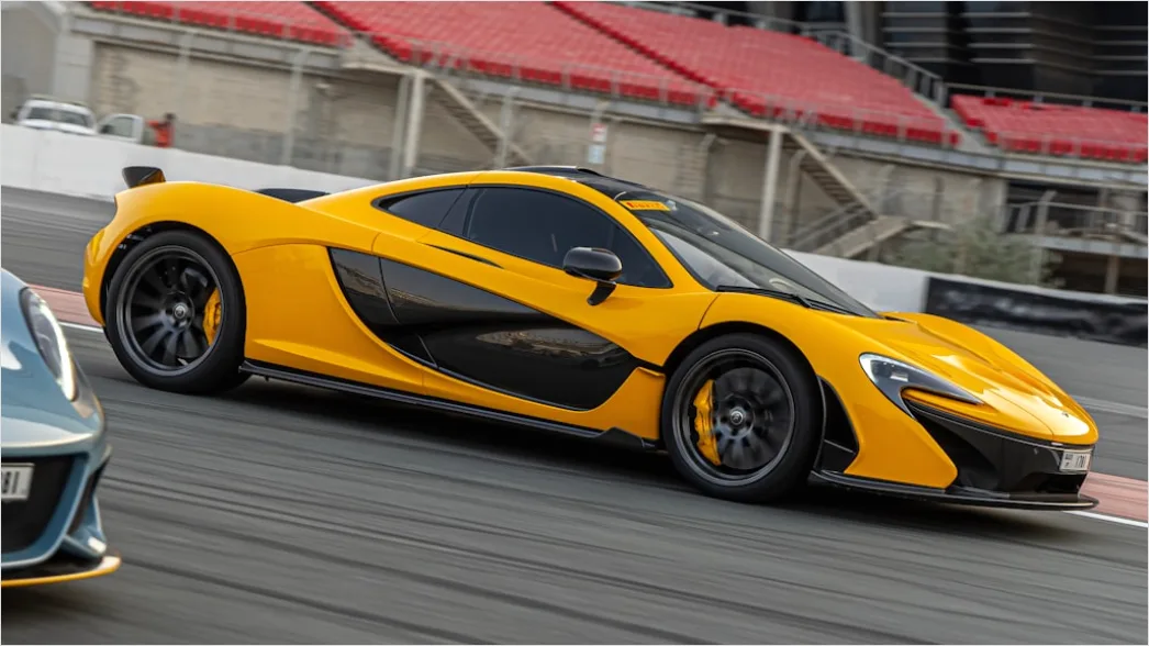 Detail Mclaren Supercar On Track Action Shot Number 3