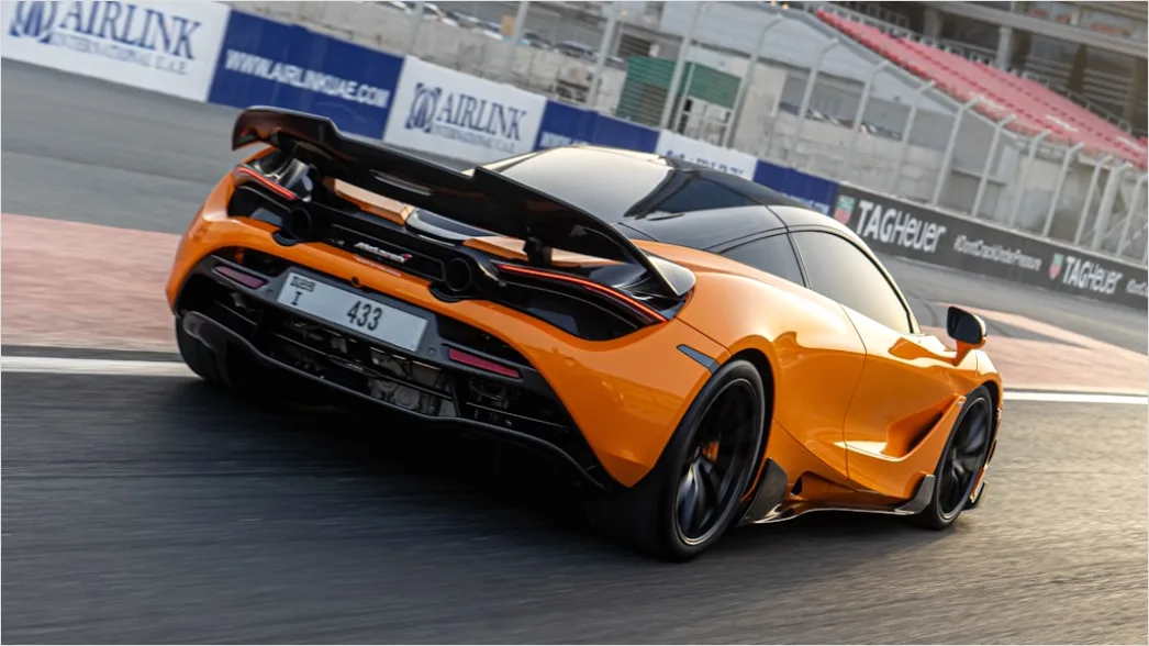 Detail Mclaren Supercar On Track Action Shot Number 5