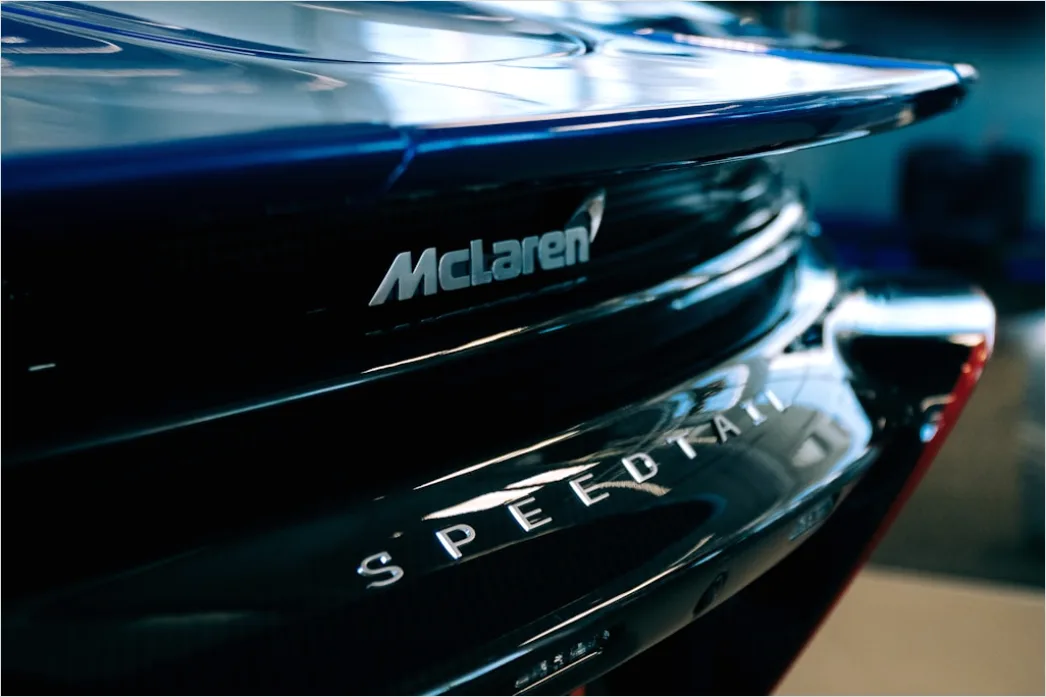 Detail Mclaren Supercar On Track Action Shot Number 6
