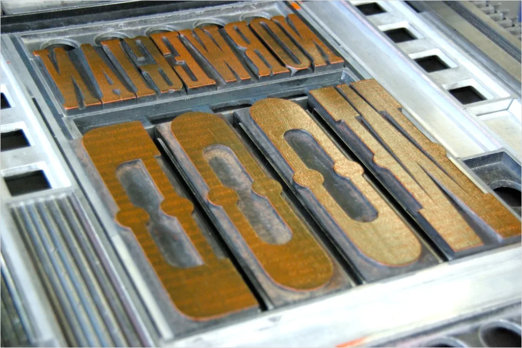 Detail Metal Stamping Press Factory Close Up Operation Number 17