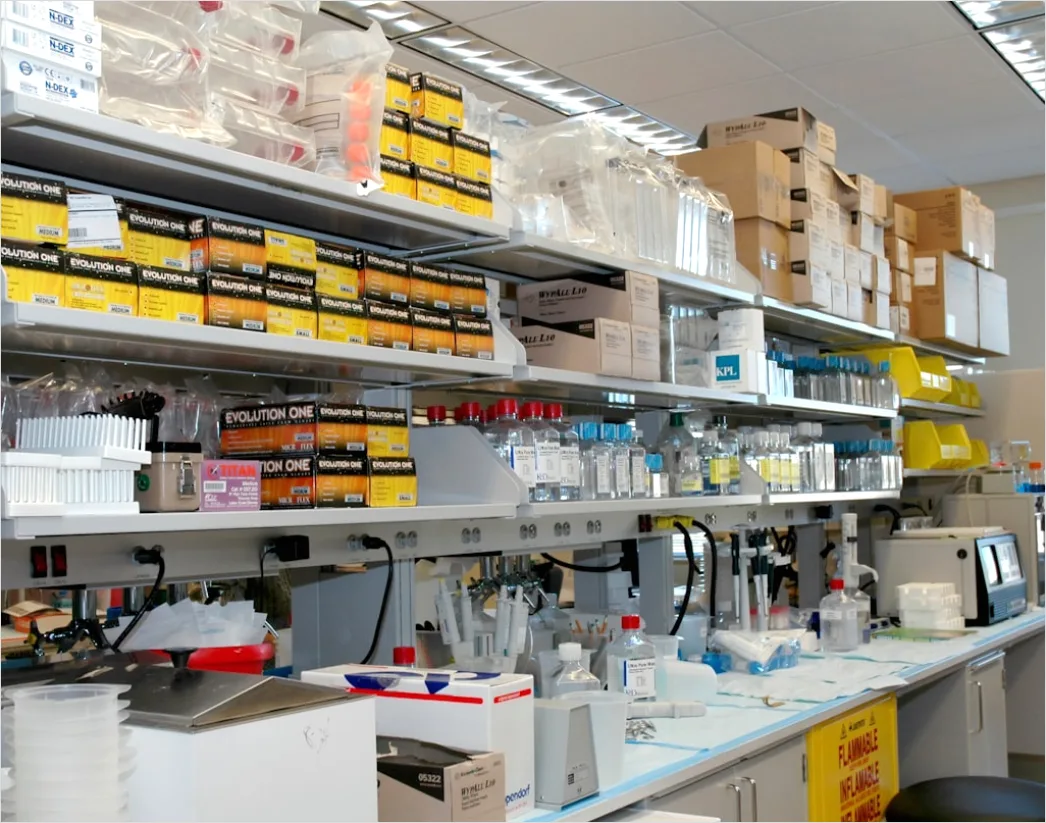 Detail Molecular Biology Lab With Pipettes And Tubes Number 9
