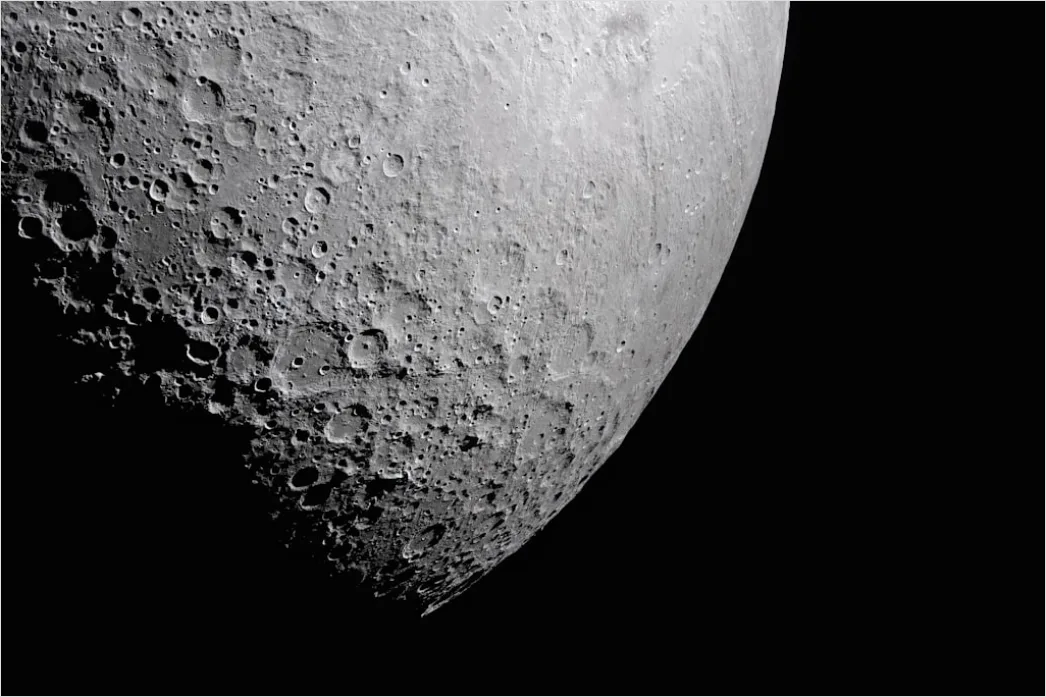 Detail Moon Surface Concept Space Exploration Illustration Number 14