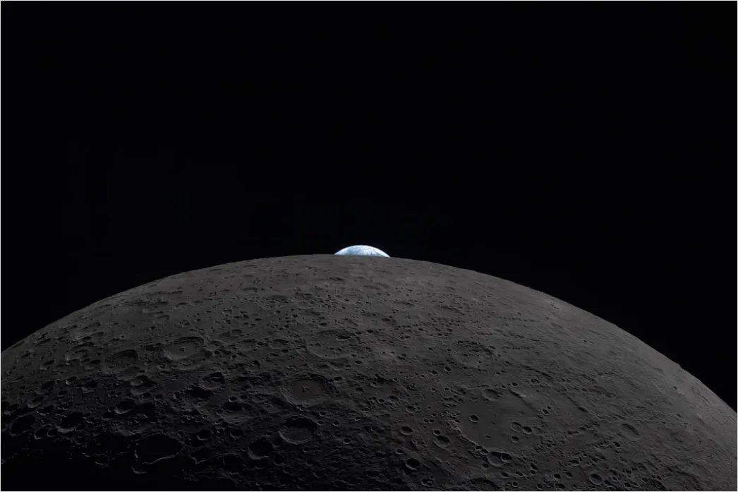 Detail Moon Surface Concept Space Exploration Illustration Number 19