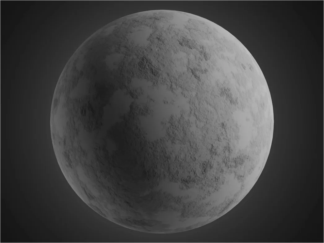 Detail Moon Surface Concept Space Exploration Illustration Number 8