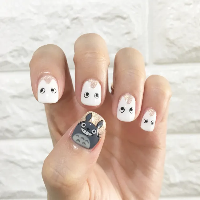 Detail Nail Art Designs For Short Nails Easy Number 6
