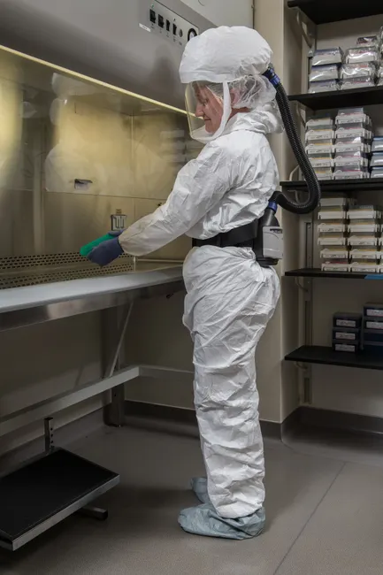 Detail Nanotechnology Research Lab With Cleanroom Suits Number 8