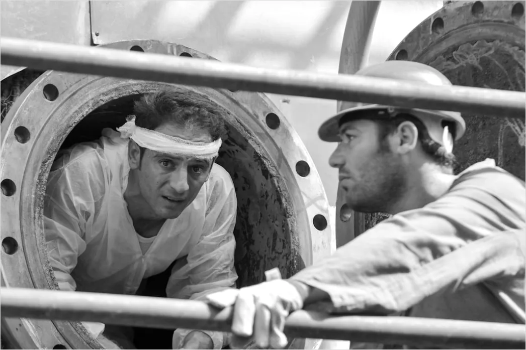 Detail Oil Field Workers Drilling Rig Operation Closeup Number 3