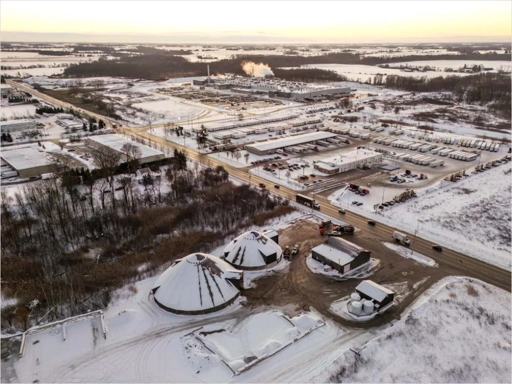 Oil Storage Tanks Aerial Industrial Landscape 67cd