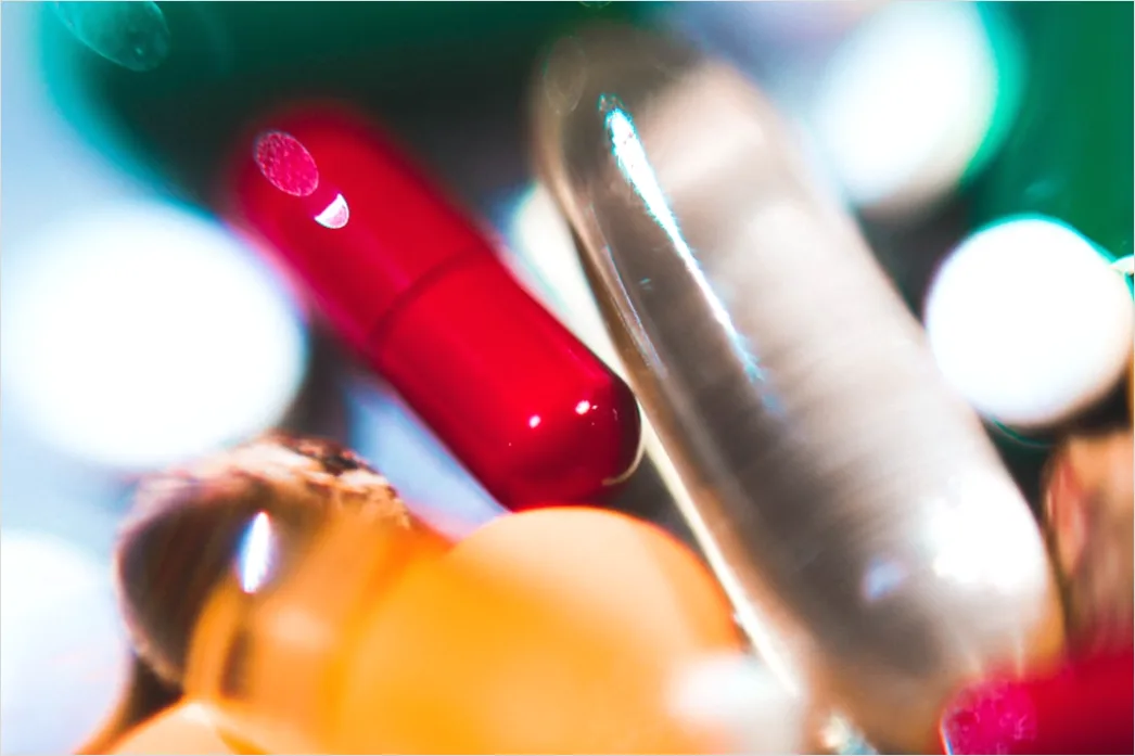 Detail Pharmacology Research Concept With Pills And Lab Number 11