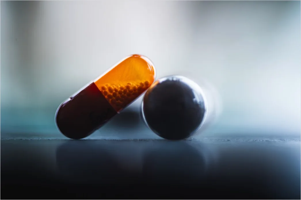 Detail Pharmacology Research Concept With Pills And Lab Number 12