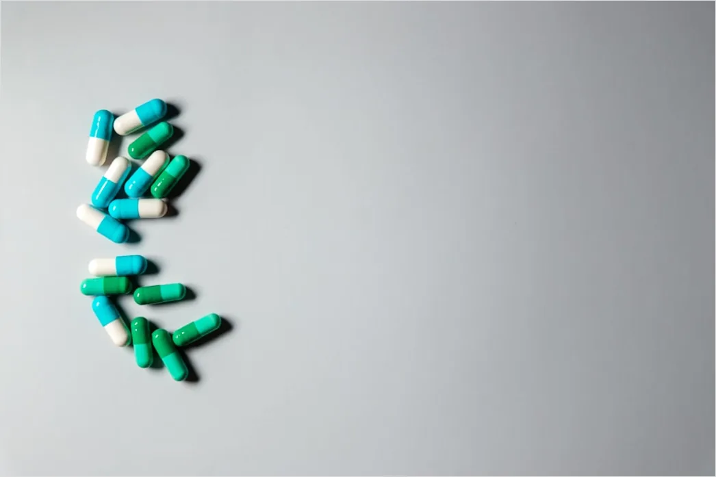 Detail Pharmacology Research Concept With Pills And Lab Number 4