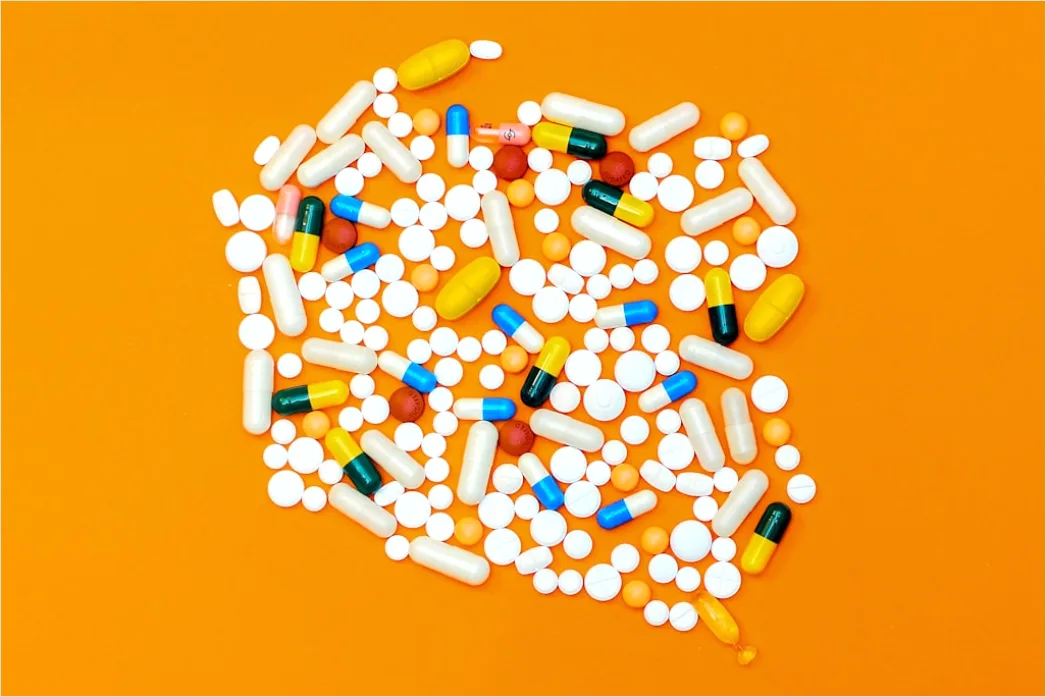 Detail Pharmacology Research Concept With Pills And Lab Number 5