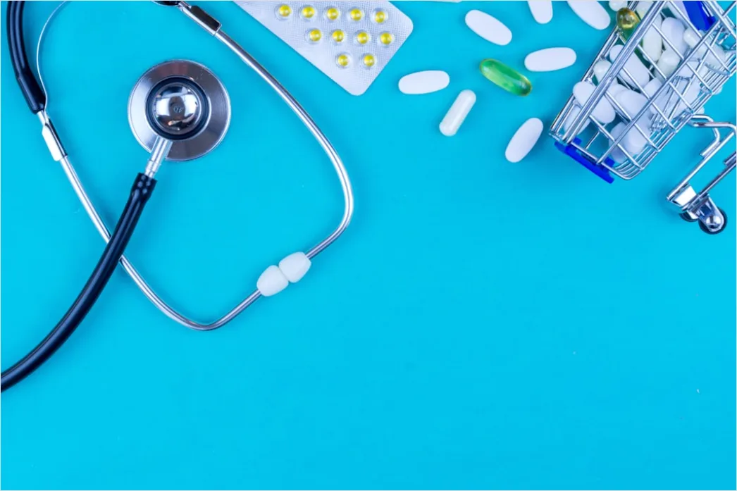 Detail Pharmacology Research Concept With Pills And Lab Number 6