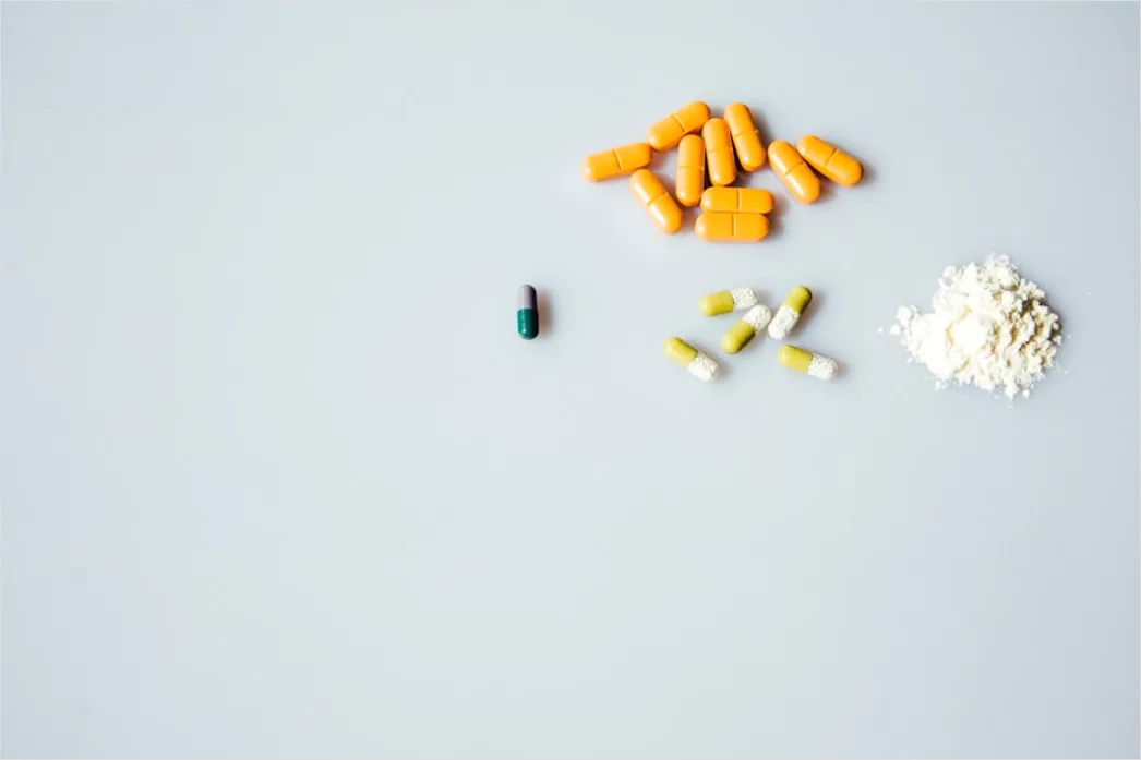 Detail Pharmacology Research Concept With Pills And Lab Number 8