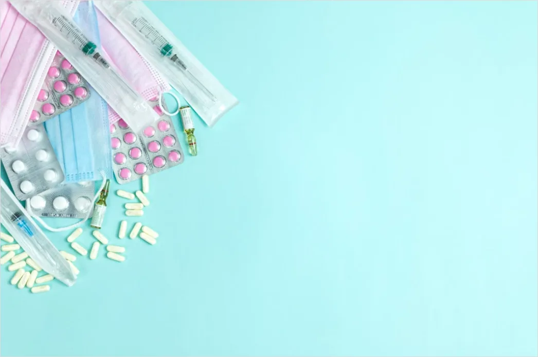 Detail Pharmacology Research Concept With Pills And Lab Number 10
