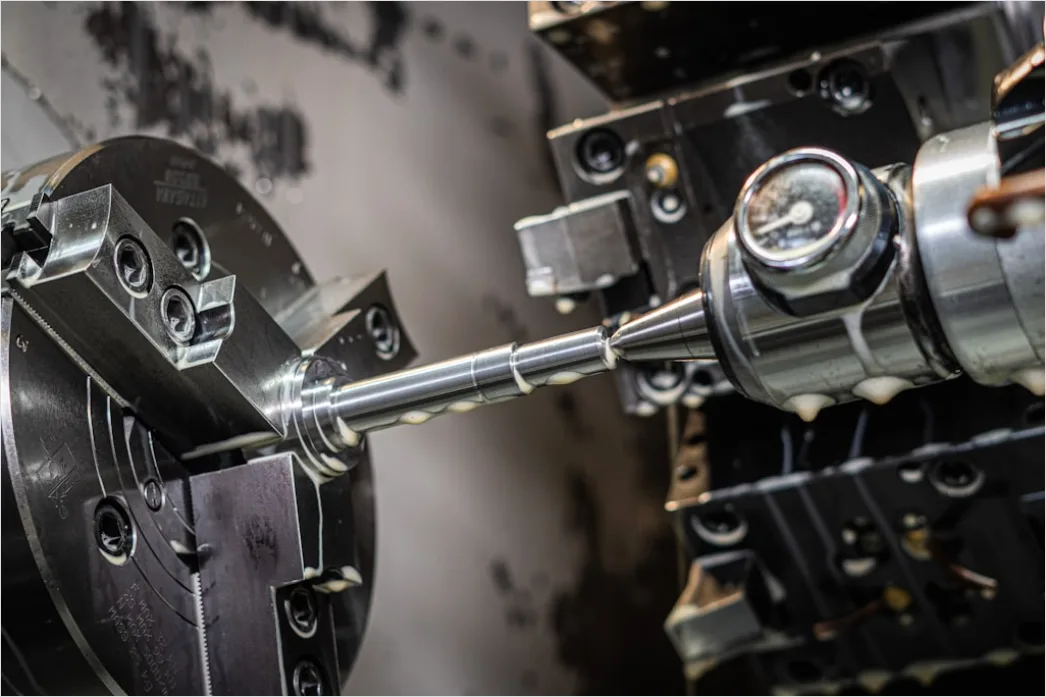 Detail Precision Engineering Workshop Lathe Turning Metal Number 2