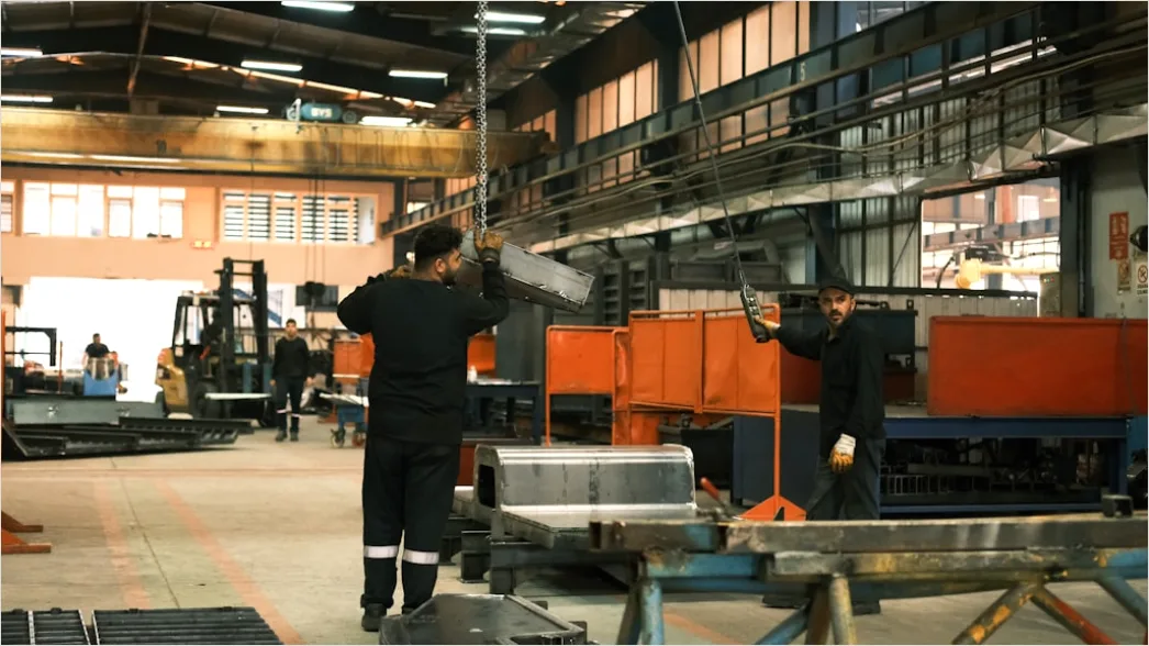 Detail Prefab Building Panels Factory Production Line Number 11