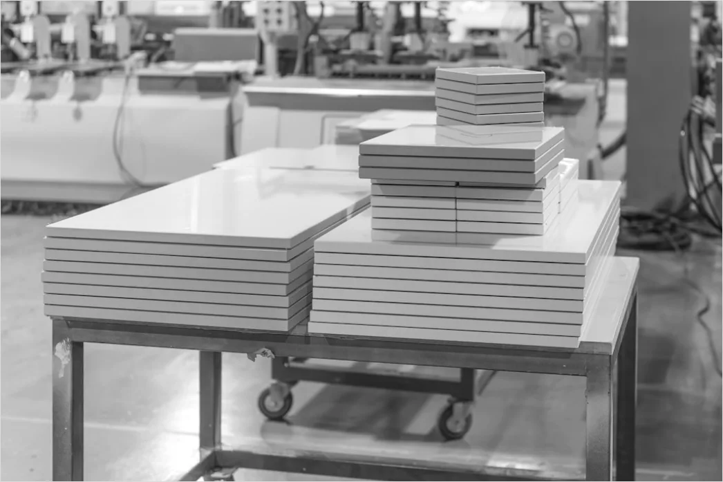 Detail Prefab Building Panels Factory Production Line Number 4