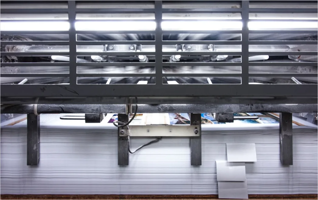 Detail Printing Factory Production Line Offset Press Running Number 2