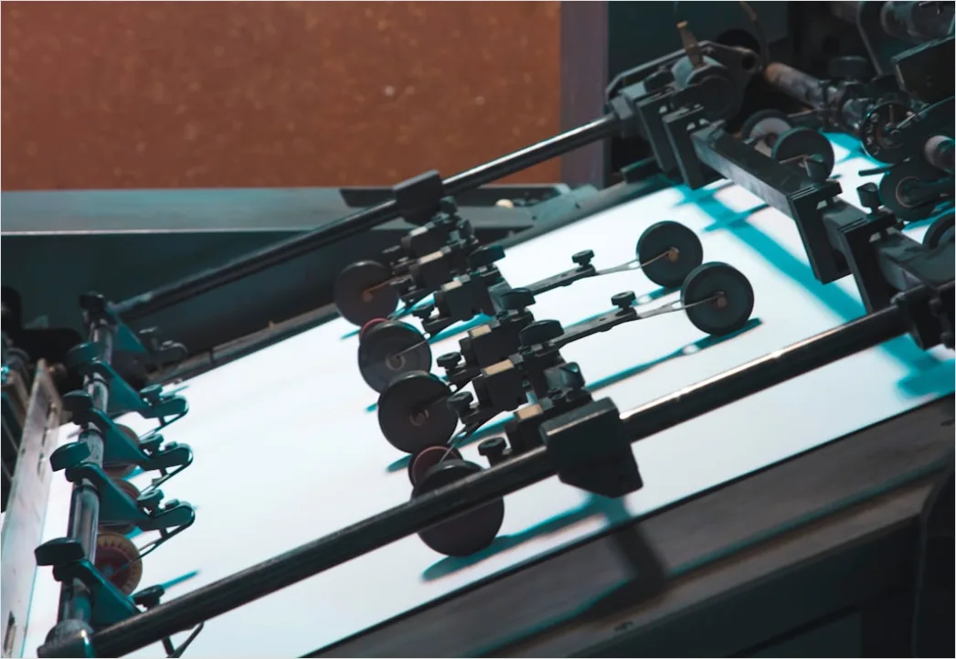 Detail Printing Factory Production Line Offset Press Running Number 4