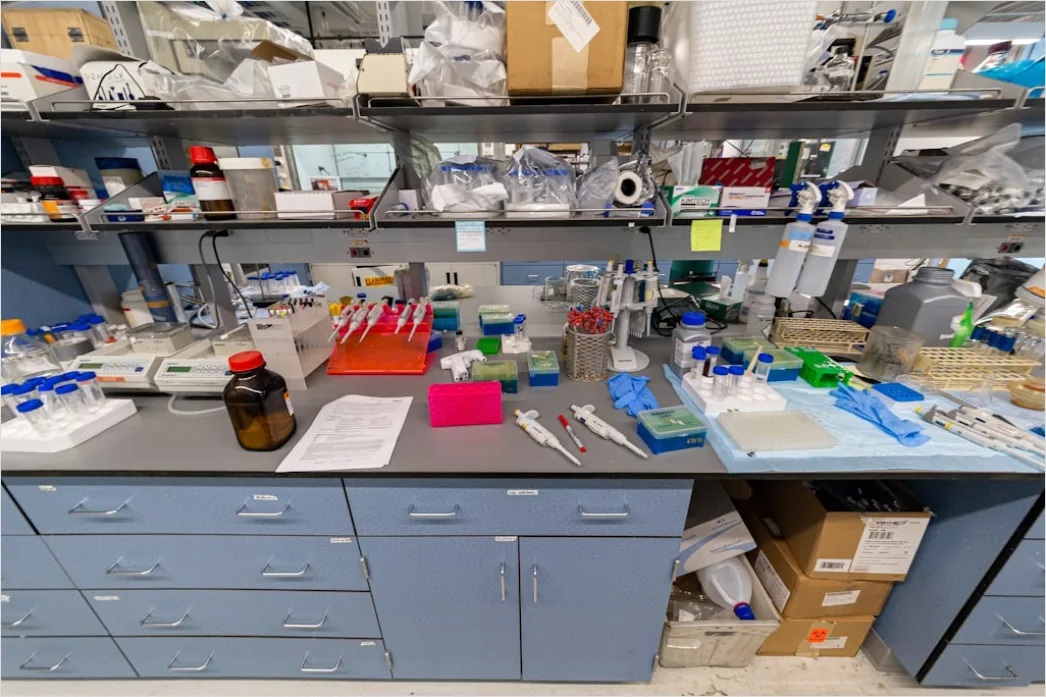 Detail Research Lab Interior With Instruments Background Number 14