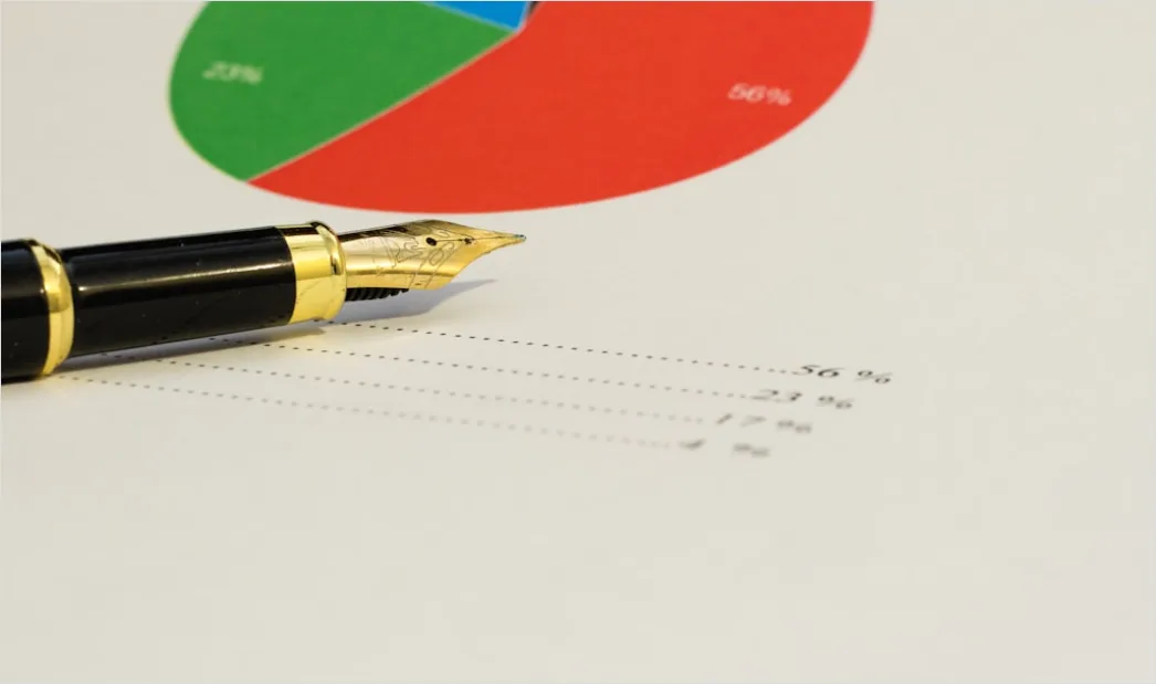 Detail Research Paper Figures And Graphs On Desk Number 10
