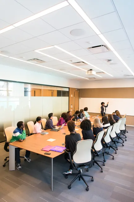 Detail Research Team Meeting In Laboratory Conference Room Number 12