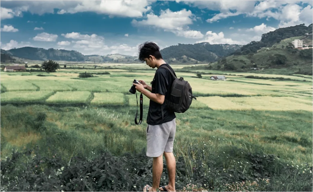 Detail Researcher Using Gps Device In Field Study Number 15