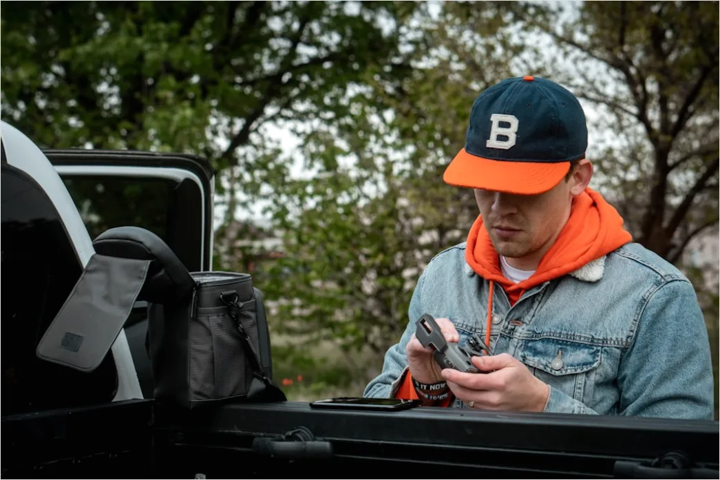 Detail Researcher Using Gps Device In Field Study Number 16