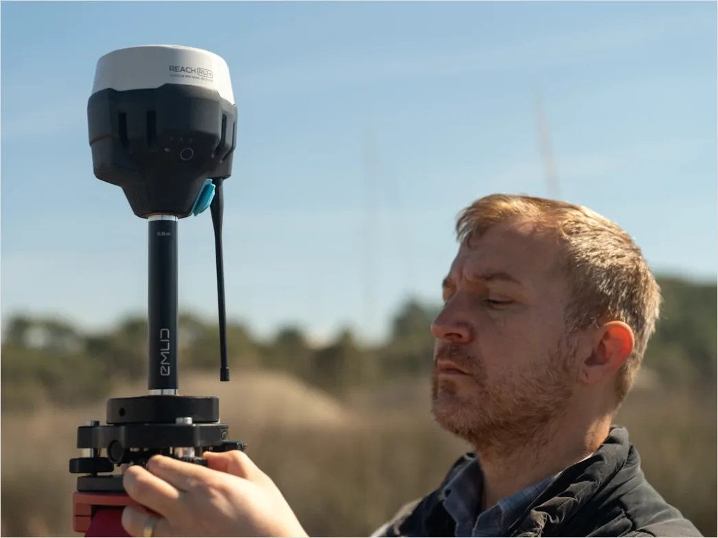 Detail Researcher Using Gps Device In Field Study Number 4