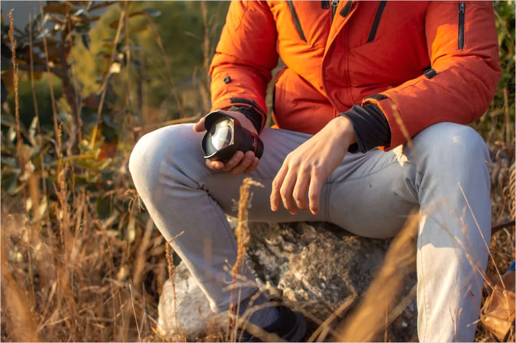 Detail Researcher Using Gps Device In Field Study Number 5