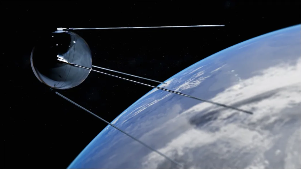 Detail Satellite In Orbit Earth Science Concept Number 2