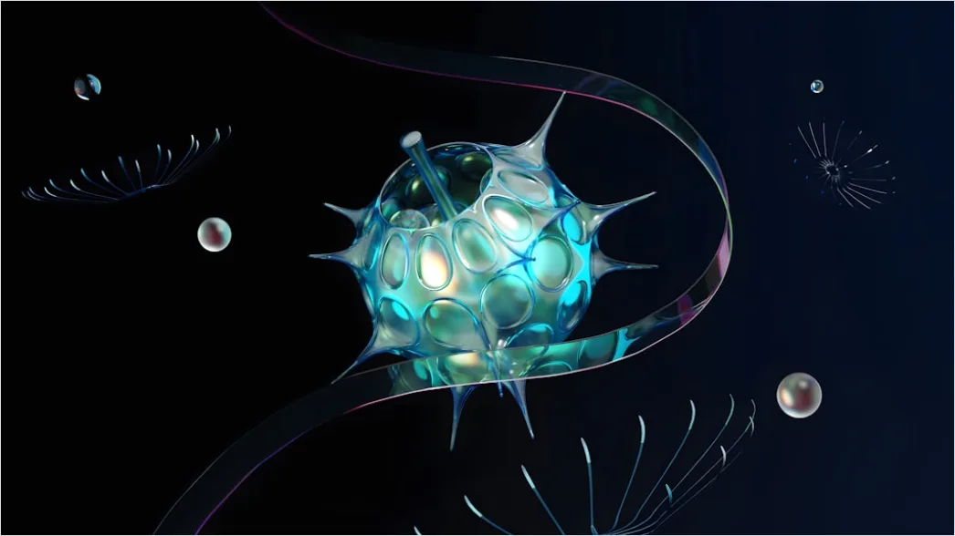 Detail Scientific Illustration Concept For Research Publication Number 6