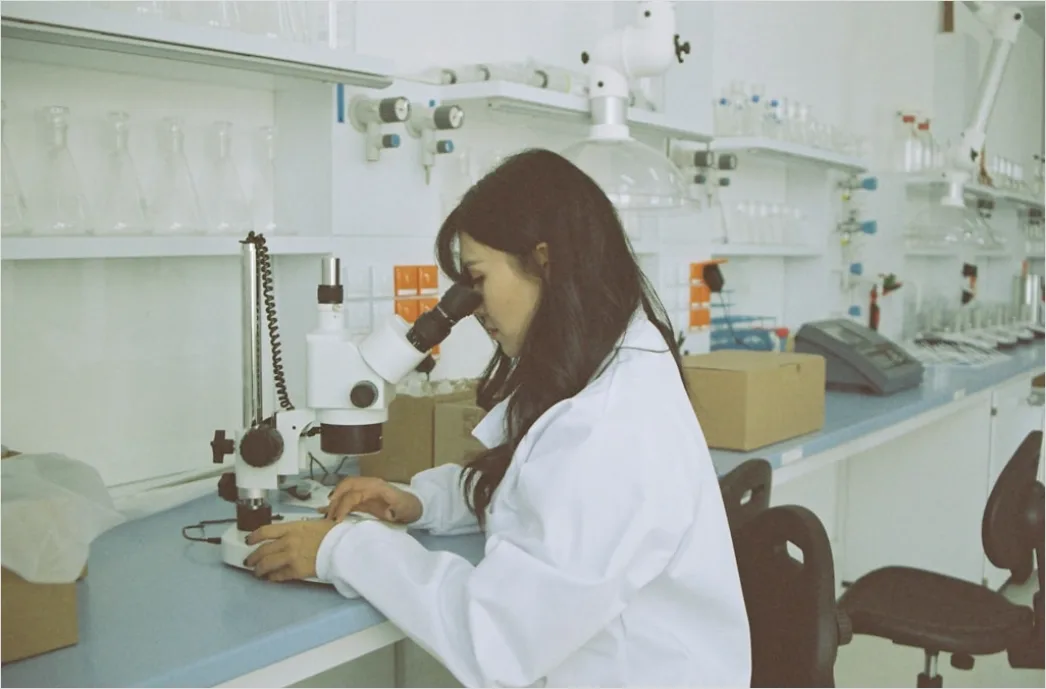 Detail Scientist Checking Experiment Setup In Lab Number 9