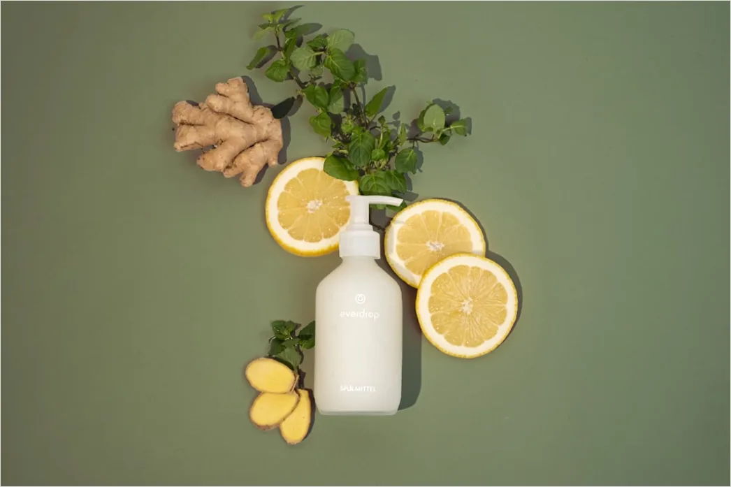 Detail Skincare Ingredients Flat Lay Natural Background Number 10