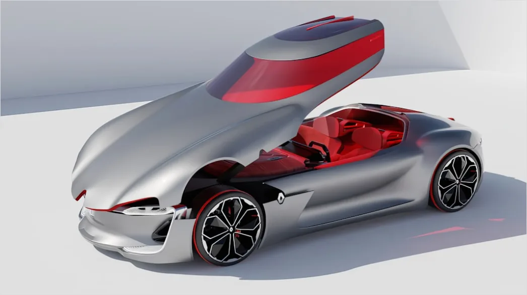 Detail Solid State Battery Electric Vehicle Concept Number 3