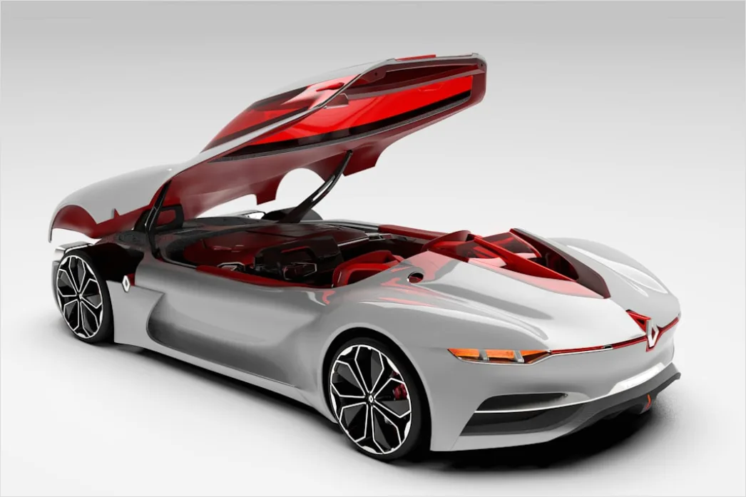 Detail Solid State Battery Electric Vehicle Concept Number 7