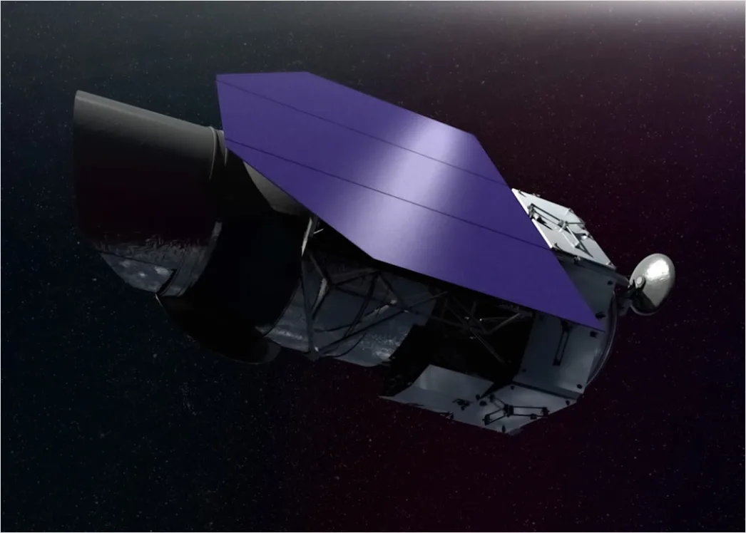 Detail Space Telescope Concept Illustration Deep Space Number 2