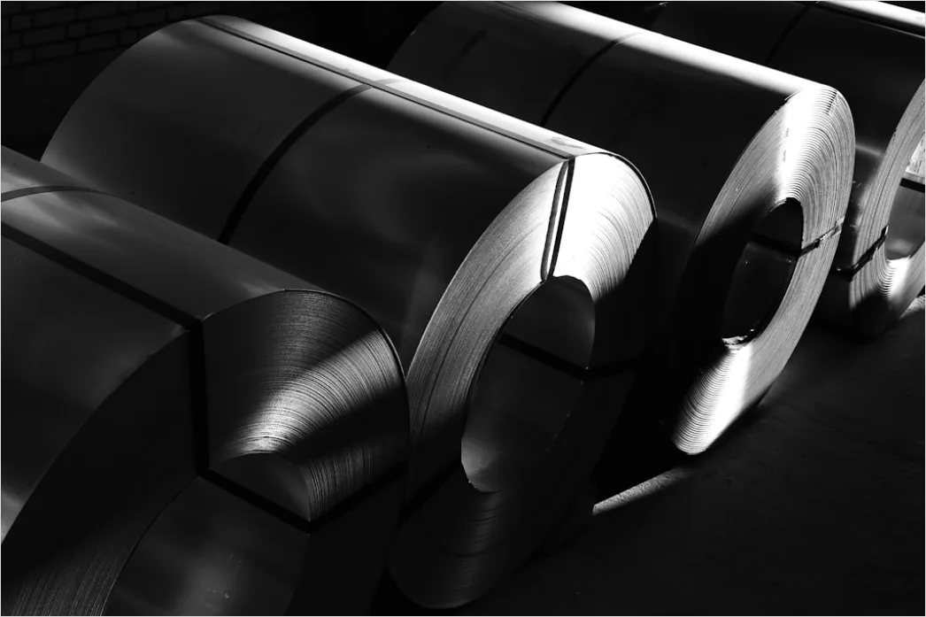 Detail Steel Coil Rolling Mill Production Line Close Up Number 2