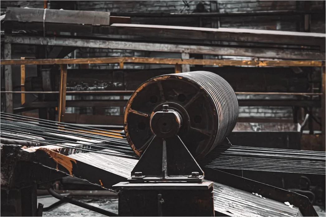 Detail Steel Coil Rolling Mill Production Line Close Up Number 9