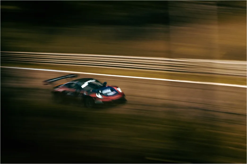 Supercar Drag Race Action Blurred Motion Track 1795